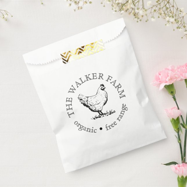 Custom Farm Business Promotional Logo  Favour Bags (Sealed)