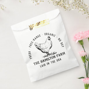 Custom Farm Business Promotional Logo  Favour Bags