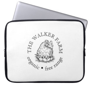 Custom Farm Business Promotional Logo Laptop Sleeve