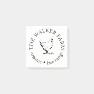 Custom Farm Business Promotional Logo  Post-it Notes