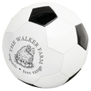 Custom Farm Business Promotional Logo Soccer Ball
