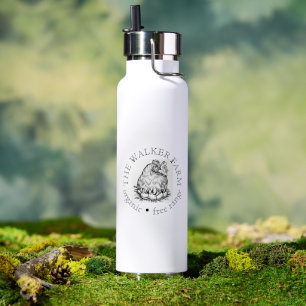 Custom Farm Business Promotional Logo Water Bottle