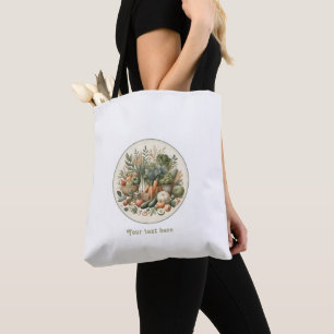 Custom Farmers Market Baby Shower Tote Bag