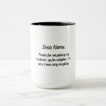 Custom Father In Law Wedding Gift From Bride Mug<br><div class="desc">Custom Father In Law funny gift,  Husband Up For Adoption,  Funny Father In Law Gift,  Father Of The Groom Birthday, </div>