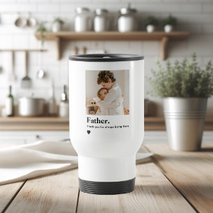 Custom Father Photo Travel Mug Personalised Gift