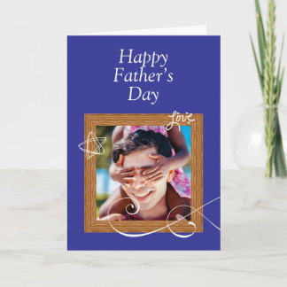 Custom Father’s Day Card with Photo – Personalised