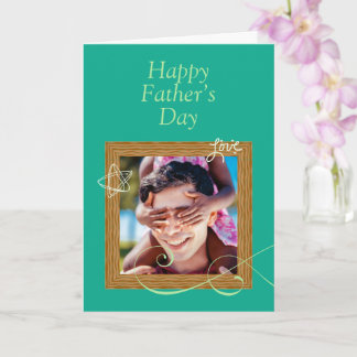 Custom Father’s Day Card with Photo – Personalised