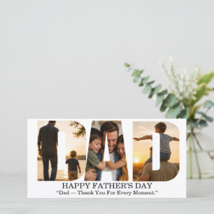 Custom Father’s Day Photo Collage Card