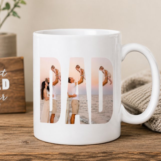 Custom Father’s Day Photo Mug for Dad (Creator Uploaded)