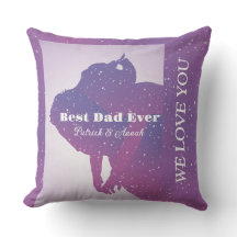 Custom Fatherhood Appreciation Purple Night Sky