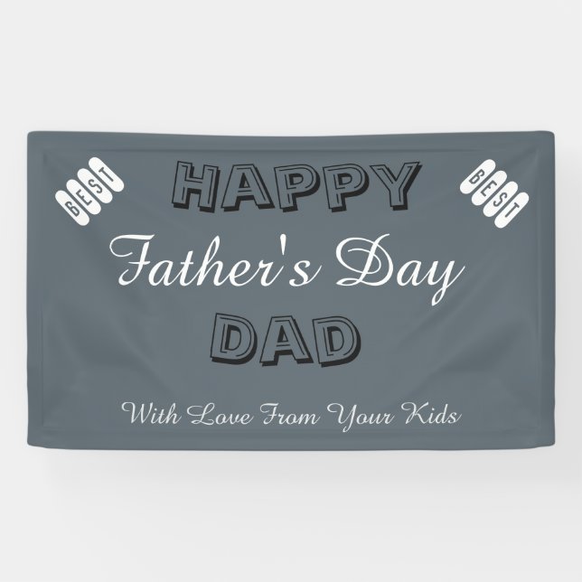 Custom Father's Day Banner (Horizontal)