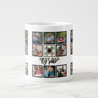 Custom Fathers Day Best Dad By Par 8 Photo Collage