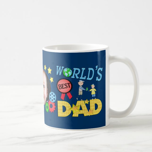Custom Father's Day Best Dad Photo Mug (Right)
