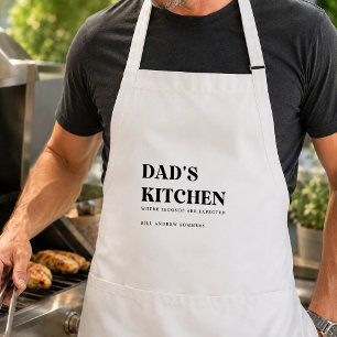 Custom Father's Day Funny Gift for Dad, Grandpa Standard Apron