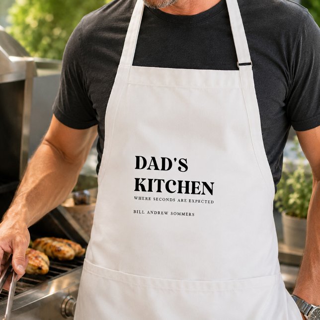 Custom Father's Day Funny Gift for Dad, Grandpa Standard Apron (Creator Uploaded)