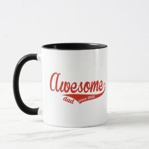 Custom Father's Day Gift Personalised Awesome Dad Mug