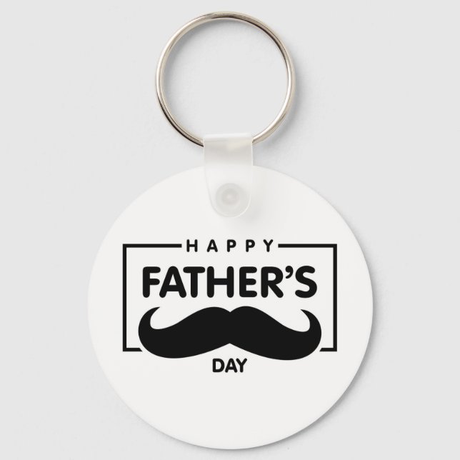 Custom Fathers Day Key Ring (Front)