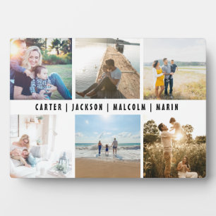 Custom Father's Day Photo Collage Plaque