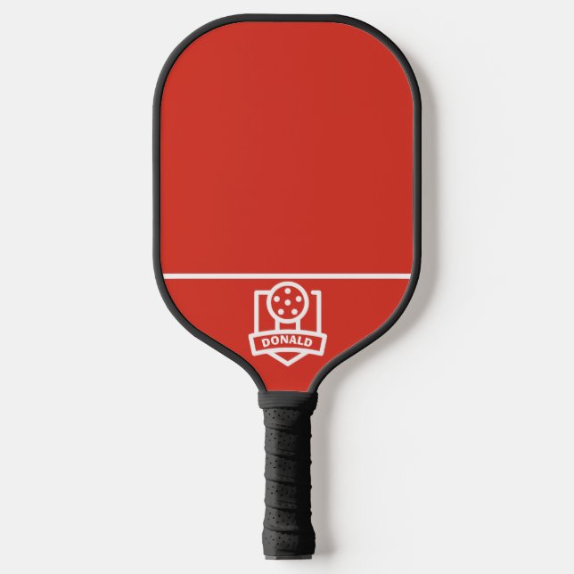 Custom Father's Day Wall Decor and logo  Collage Pickleball Paddle (Front)