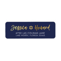 CUSTOM faux gold foil names navy + gold ZACHARY