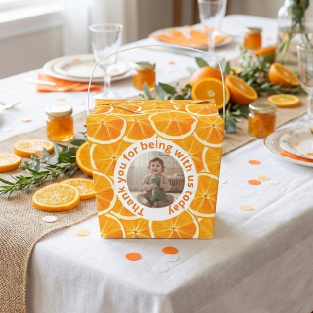Custom Favor Box with Photo Citrus Slices  (Creator Uploaded)