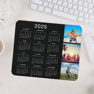 Custom Favorite Memory Photo Collage 2020 Calendar Mouse Pad