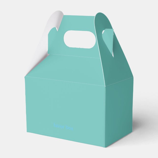 Custom Favour Boxes | Personalised Photo & Modern (Front Side)