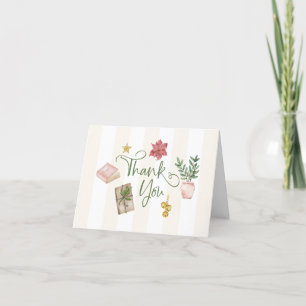 Custom Favourite Things Christmas Thank You Holiday Card