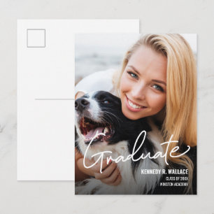 Custom Female Graduate Photo Template School