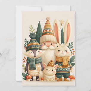 Custom festive and cute Christmas Greeting Card