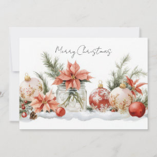 Custom festive and cute Christmas Greeting Card