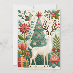 Custom festive and cute Christmas Greeting Card
