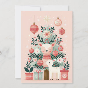 Custom festive and cute Christmas Greeting Card