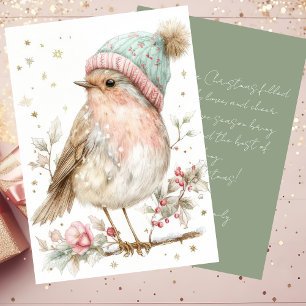 Custom Festive and elegant Christmas Greeting Card