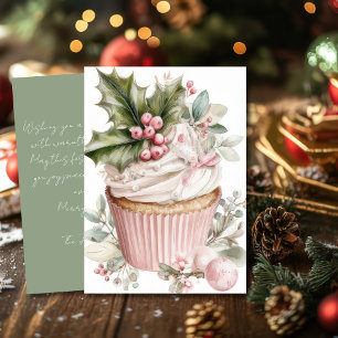 Custom Festive and elegant Christmas Greeting Card