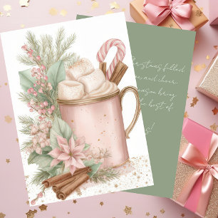 Custom Festive and elegant Christmas Greeting Card