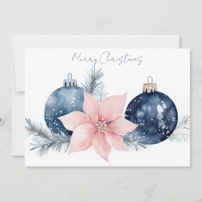 Custom festive Christmas Greeting Card (Front)