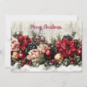 Custom festive Christmas Greeting Card