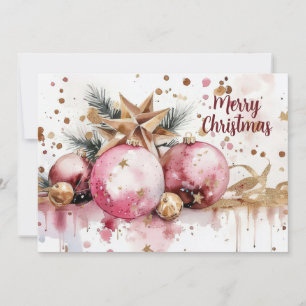 Custom festive Christmas Greeting Card