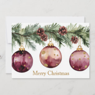 Custom festive Christmas Greeting Card