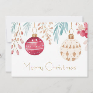 Custom festive Christmas Greeting Card