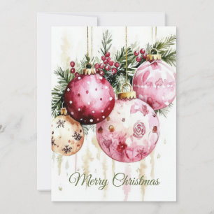 Custom festive Christmas Greeting Card