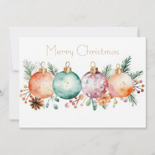Custom festive Christmas Greeting Card