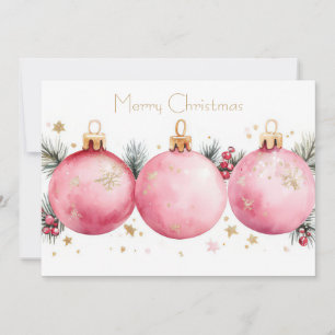 Custom festive Christmas Greeting Card