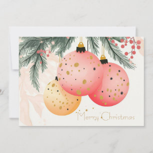 Custom festive Christmas Greeting Card