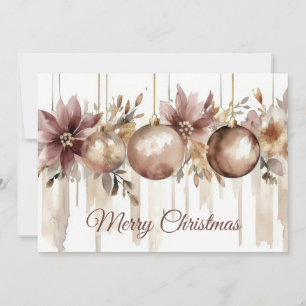 Custom festive Christmas Greeting Card