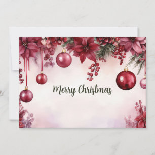 Custom festive Christmas Greeting Card