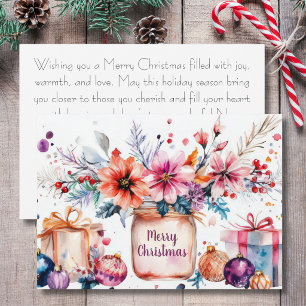 Custom festive Christmas Greeting Card