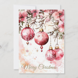 Custom festive Christmas Greeting Card