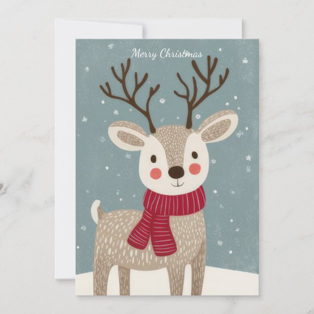 Custom festive Christmas Greeting Card (Front)